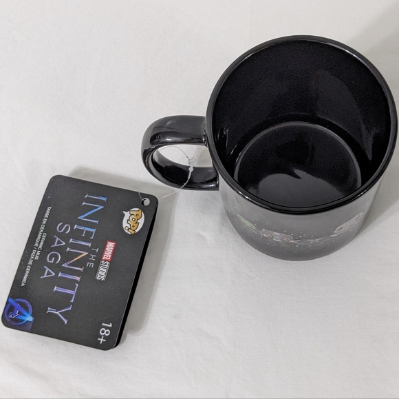 Marvel The Infinity Saga Funko Pop Guardians Of The Galaxy Black Ceramic Mug NWT - Picture 4 of 5